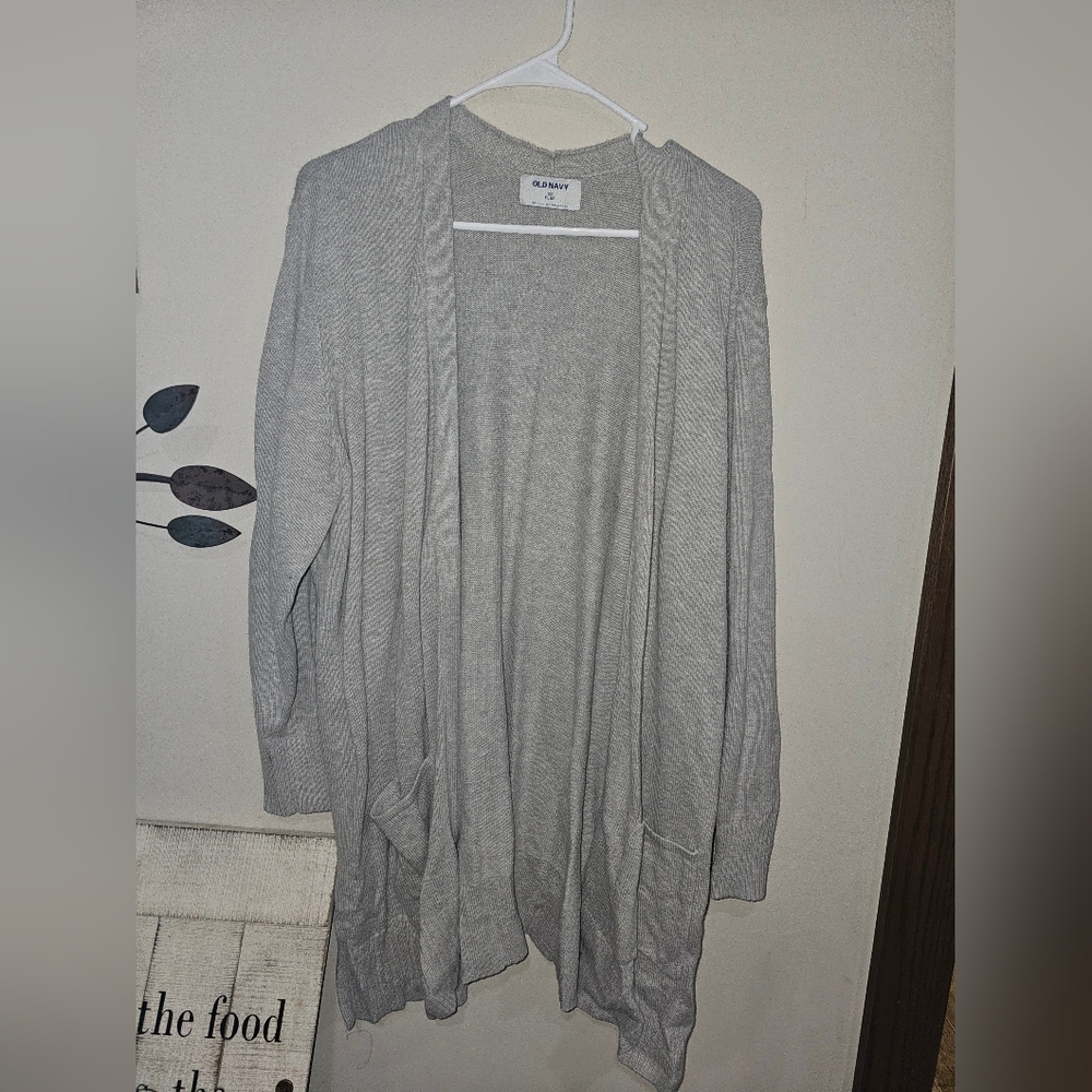 Old Navy long sleeve long cardigan in size 3x